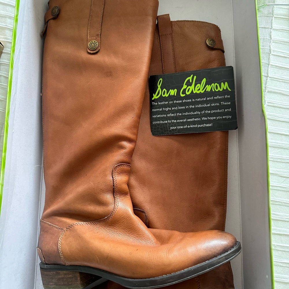 Sam Edelman PENNY LEATHER RIDING BOOT